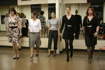 Walking class in session